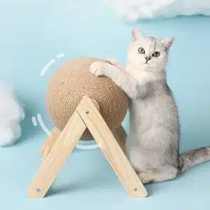 rotating cat scratching ball toy