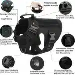 Tactical Dog Harness with Leash Set – Molle-Ready for All Breeds - Image 2