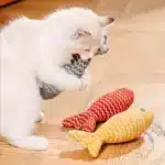 Interactive Catnip Fish Toy – Realistic Motion & Plush Enrichment - Image 4