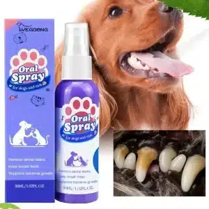 Natural Pet Teeth Cleaning Spray for Dogs