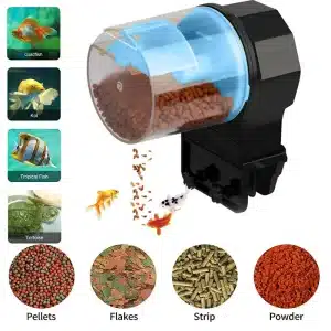 Fish Tank Automatic Feeder – Intelligent Timer & Large-Capacity Aquarium Fish Feeder