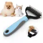 Natural Double‑Sided Pet Grooming Brush – Pin & Bristle Combo for Dogs & Cats