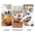 Interactive Catnip Fish Toy – Realistic Motion & Plush Enrichment - Image 5
