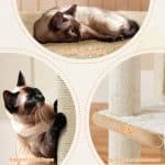 54‑Inch Cat Tree Tower Multilevel – Condos, Perches & Scratching Posts - Image 4