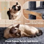 54‑Inch Cat Tree Tower Multilevel – Condos, Perches & Scratching Posts - Image 5