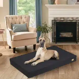 Washable orthopedic dog bed for large breed
