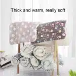 Thick warm and soft flannel bed