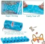 Eco friendly dog poop bags w/ Dispenser – Leak-Proof  (5 Rolls) - Image 5