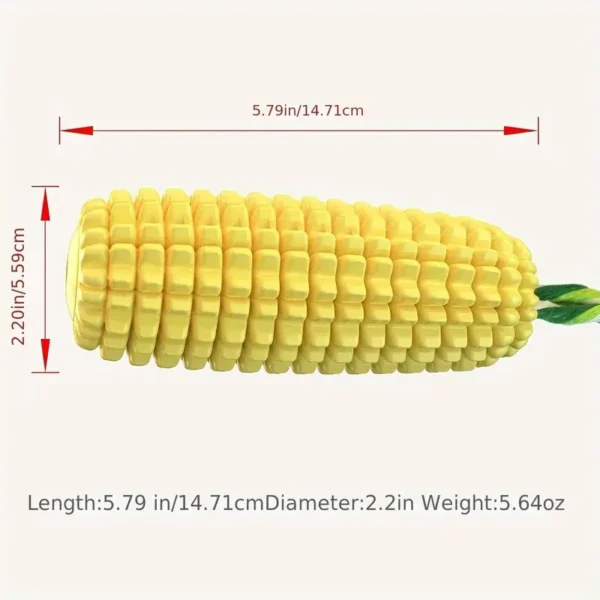 Natural Corn‑Starch Corn Stick Dog Chew Toy