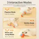 Automatic USB-Rechargeable moving Cat Toy Ball — Smart Interactive Teaser - Image 3