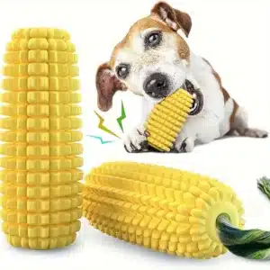 Natural Corn‑Starch Corn Stick Dog Chew Toy
