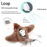 Rechargeable Flapping Bird Cat Toy – Touch‑Activated Interactive Teaser - Image 2