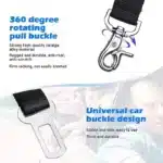 Dog Safety Seatbelt Leash – Secure Car Travel for Dogs