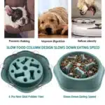 Large Slow Feeder Dog Bowl – Healthy Mealtime - Image 4