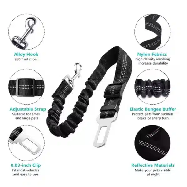 Dog Safety Seatbelt Leash