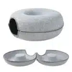 Felt Donut Cat Tunnel Bed with Breather Hole – Cozy Play & Hideaway - Image 5