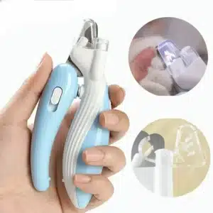 LED Pet Nail Clippers with built-in light for safe and precise dog and cat nail trimming