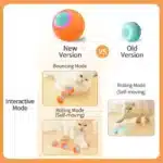 Automatic USB-Rechargeable moving Cat Toy Ball — Smart Interactive Teaser - Image 4