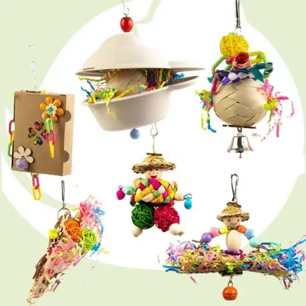 Rattan & Paper Chewing Toy