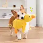 Dog Squeaky Duck Toy - Soft plush chew toy for all breeds - Image 3