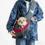 Pet Carrier Backpack Mesh Sling – Breathable, Hands-Free Travel - Image 3